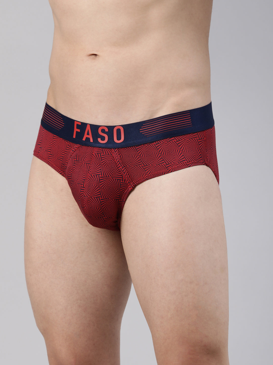 Faso Men's Premium Micro Modal Printed Brief