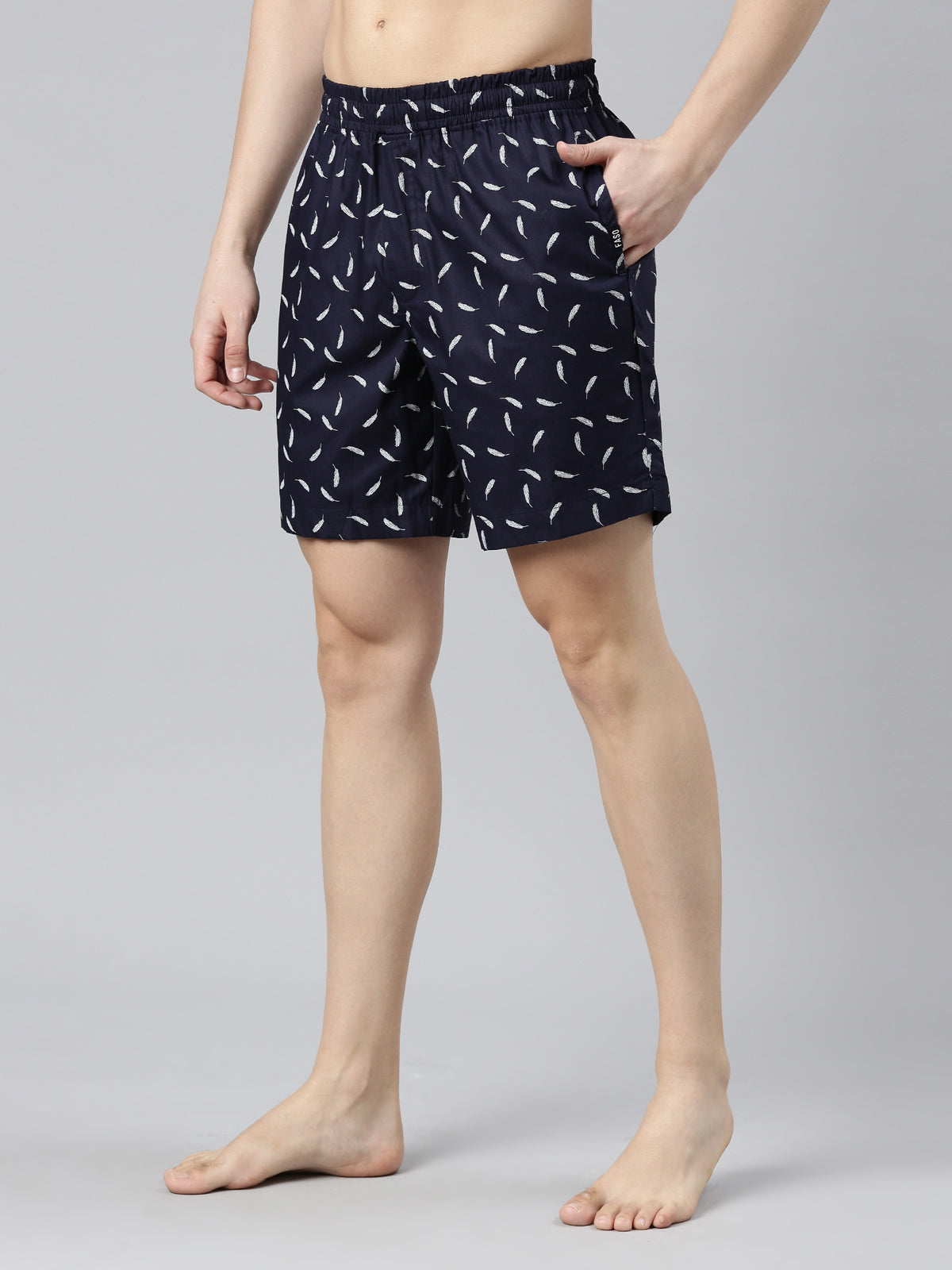 FASO Men’s Cotton Printed Shorts