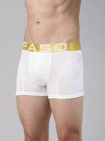 Faso Men's White Premium Micro Modal Trunk