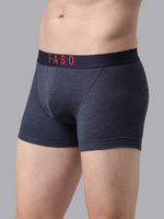 Faso Men's Cotton V-Front Shaped Stretchable Trunk