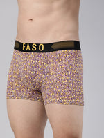 Faso Men's Premium Micro Modal Printed Trunk