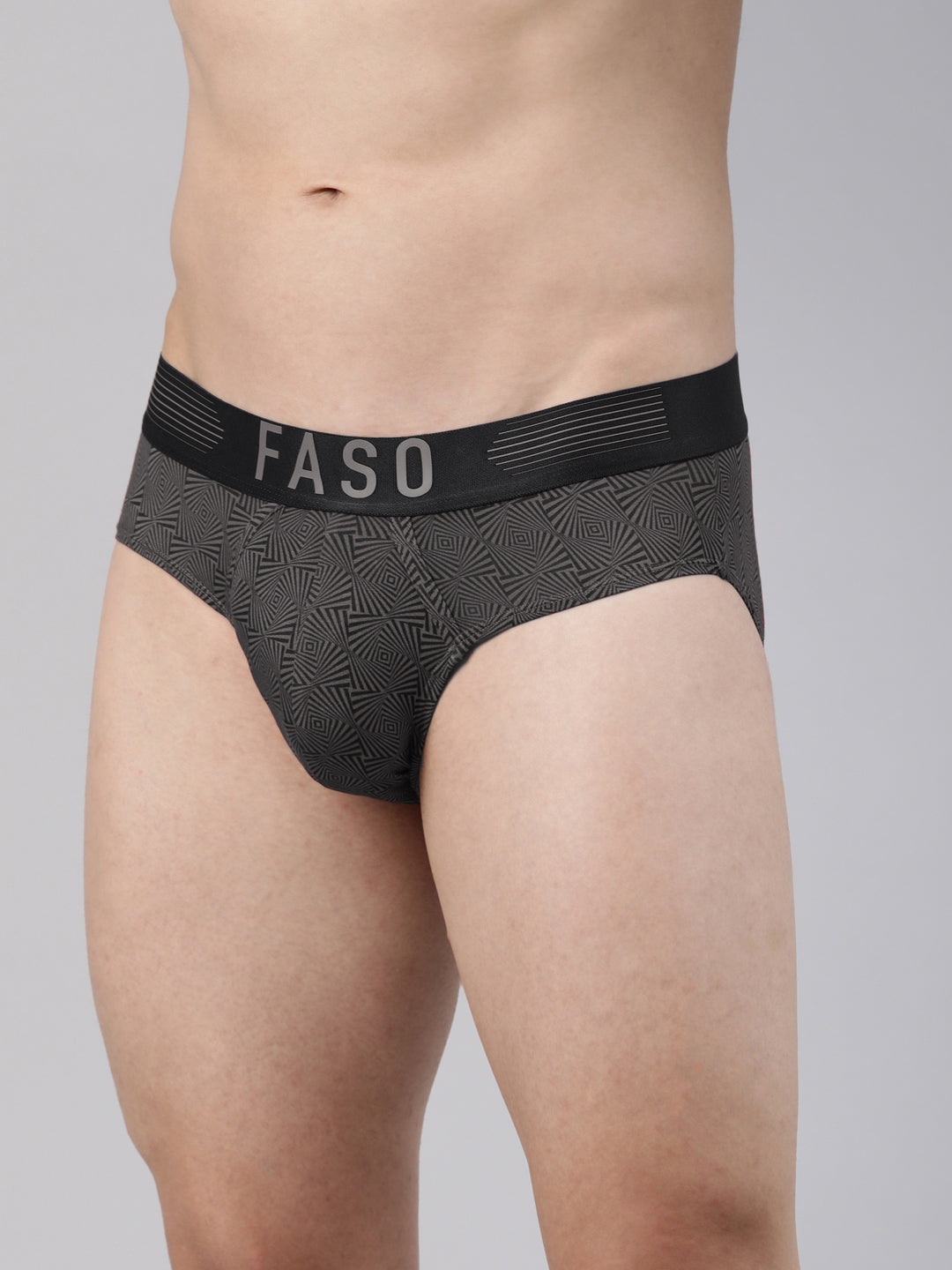 Faso Men's Premium Micro Modal Printed Brief