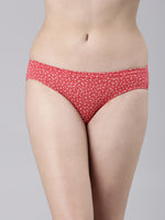 Faso Women's Cotton Inner Elastic Bikini (Pack of 2)