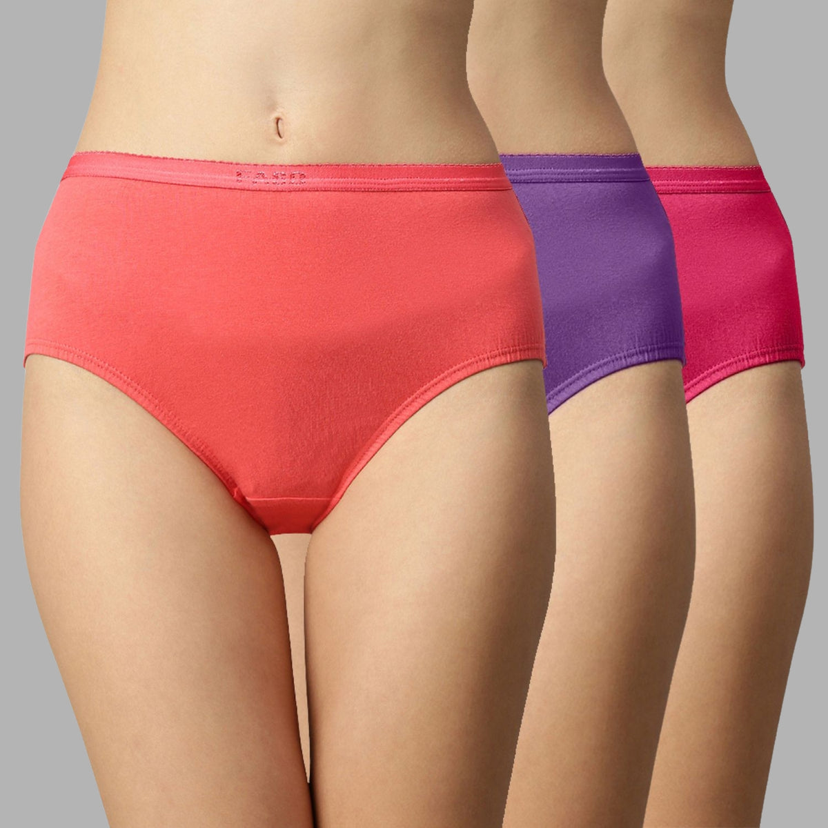 Faso Women's Cotton Inner Hipster (Pack of 3)