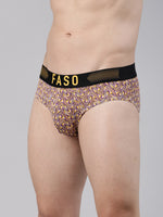 Faso Men's Premium Micro Modal Printed Brief