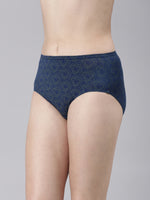 Faso Women's Premium Micro Modal Illusion Printer Hipster