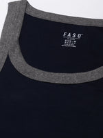 Faso Men's Cotton Racerback Color Vest