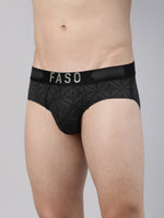 Faso Men's Premium Micro Modal Printed Brief