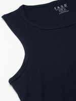 Faso Men's Cotton Rib Comfort Color Vest