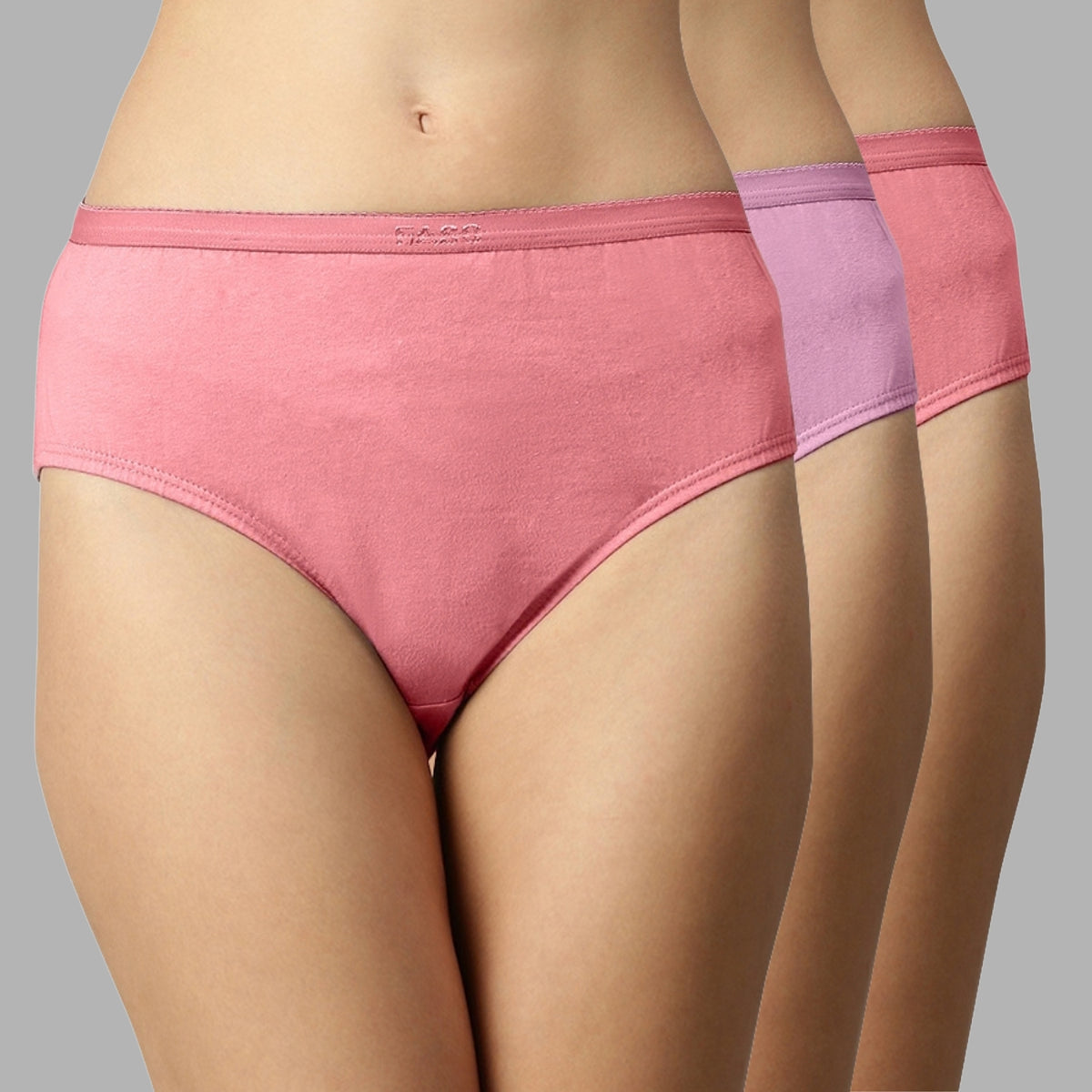 Faso Women's Outer Elastic Hipster (Pack of 3)