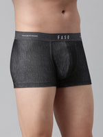 Faso Men's Cotton Denim Look Trunk