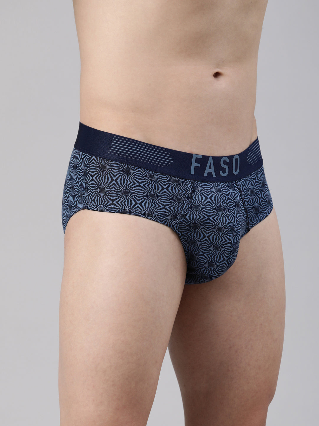 Faso Men's Premium Micro Modal Printed Brief