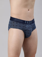 Faso Men's Premium Micro Modal Printed Brief