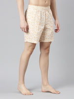 FASO Men’s Cotton Printed Shorts