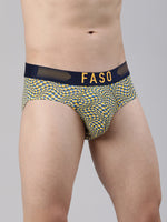 Faso Men's Premium Micro Modal Printed Brief