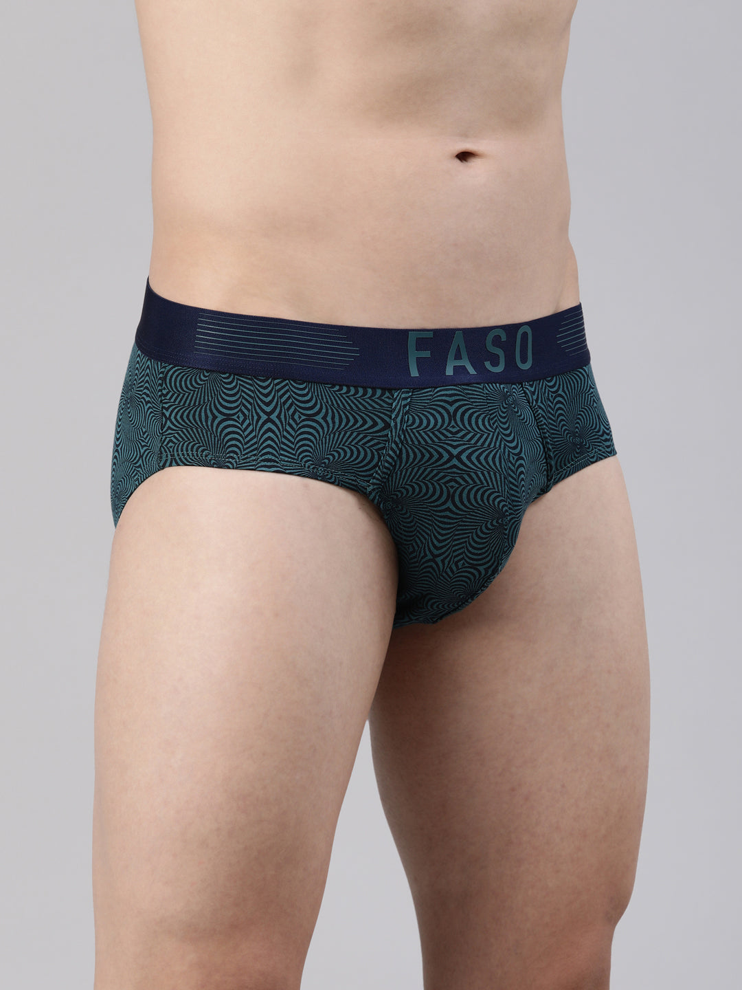 Faso Men's Premium Micro Modal Printed Brief