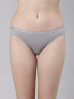 Faso Women's Cotton Outer Elastic Bikini (Pack of 2)