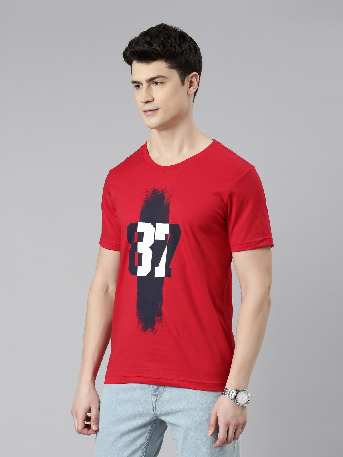 FASO Men’s Premium Cotton Printed T-Shirt