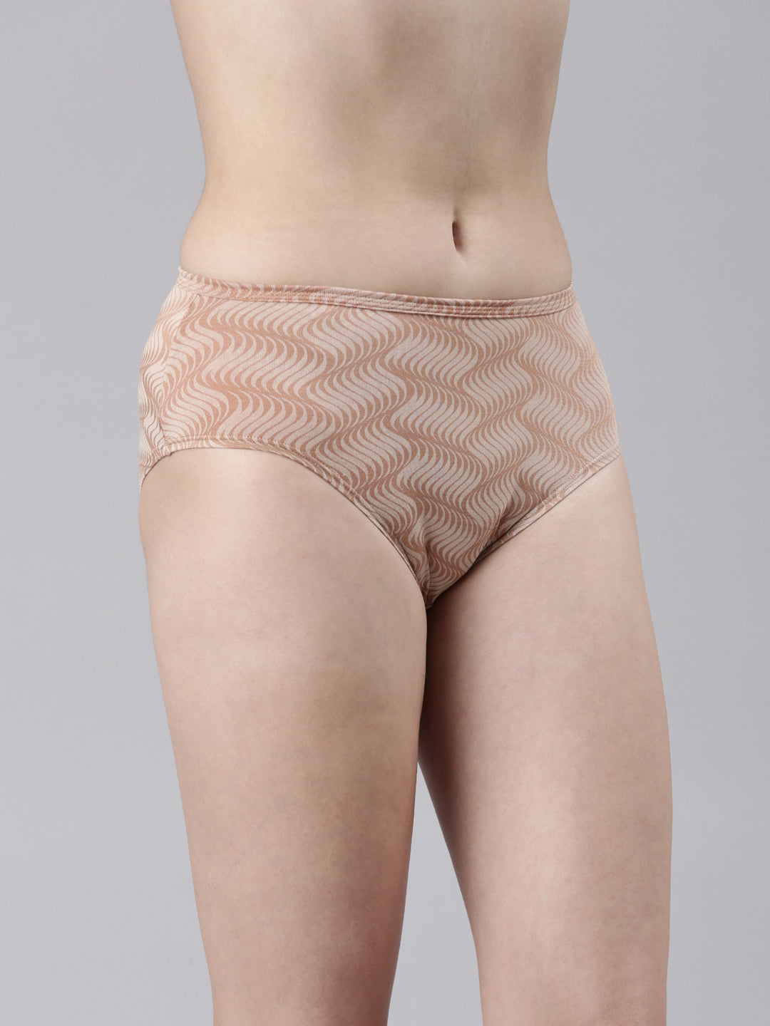 Faso Women's Premium Micro Modal Illusion Printer Hipster