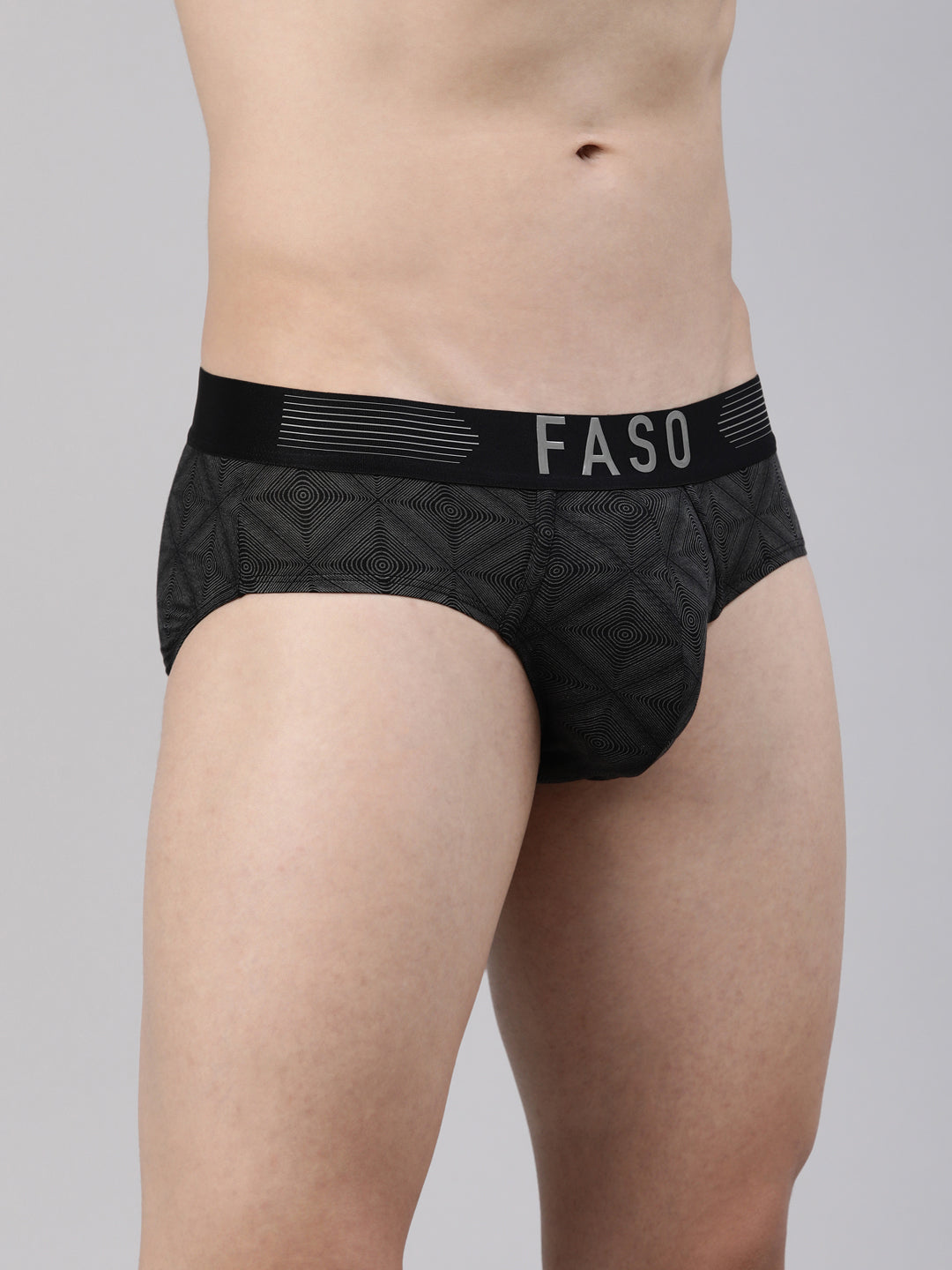 Faso Men's Premium Micro Modal Printed Brief