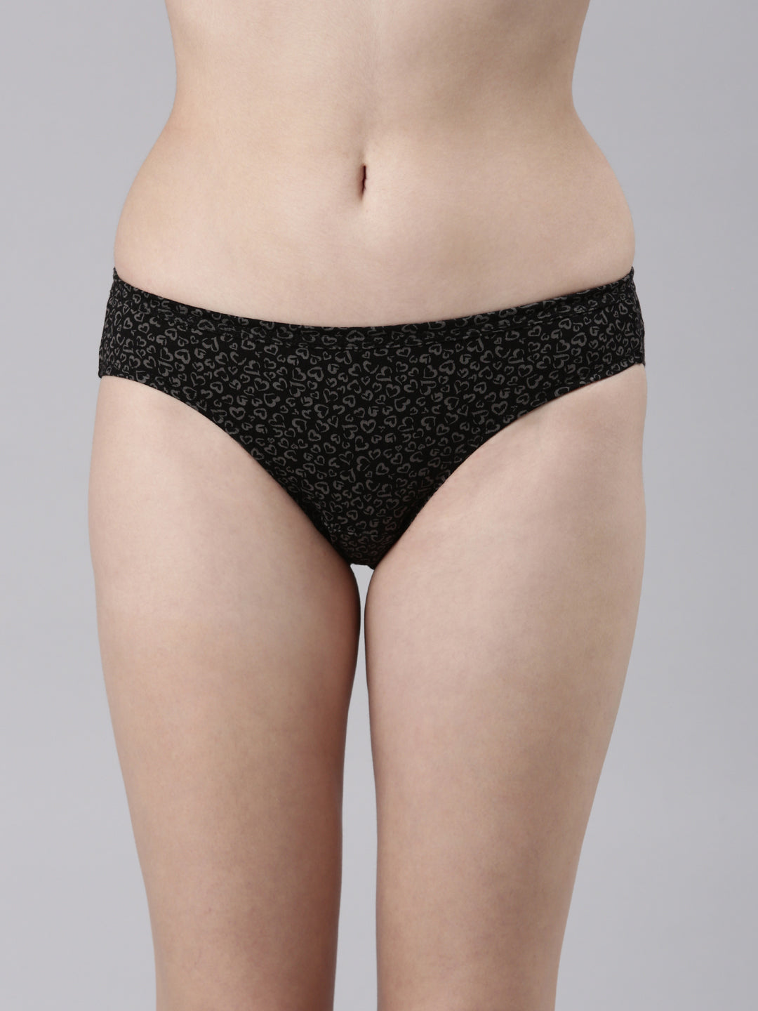 Faso Women's Cotton Inner Elastic Bikini (Pack of 2)