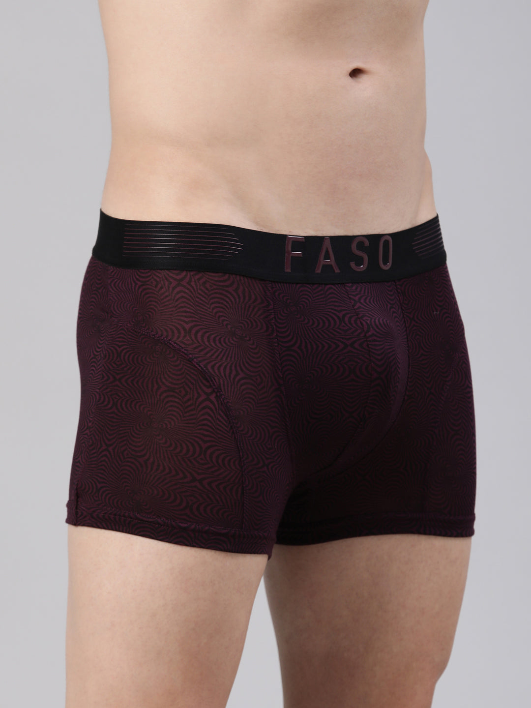 Faso Men's Premium Micro Modal Printed Trunk