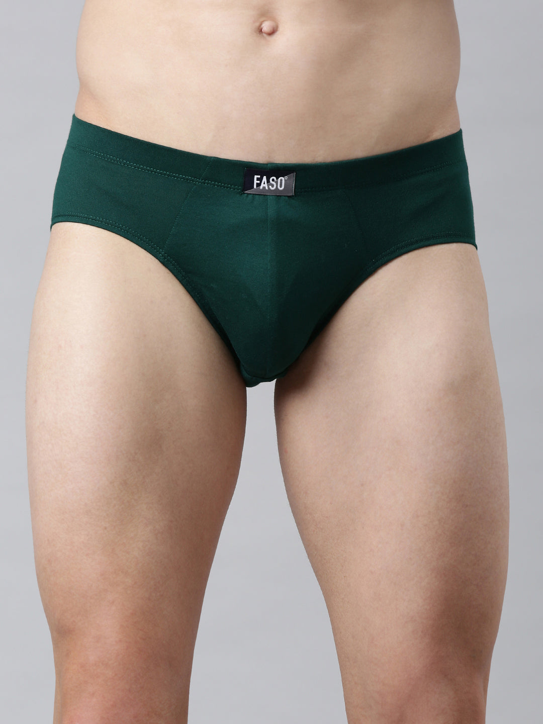 Faso Men's Cotton Inner Elastic Brief (Pack of 2)
