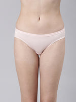 Faso Women's Cotton Inner Elastic Bikini (Pack of 2)