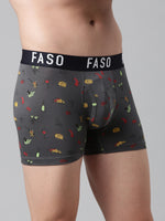 Faso Men's Cotton Printed Trunk