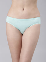 Faso Women's Cotton Inner Elastic Bikini (Pack of 2)