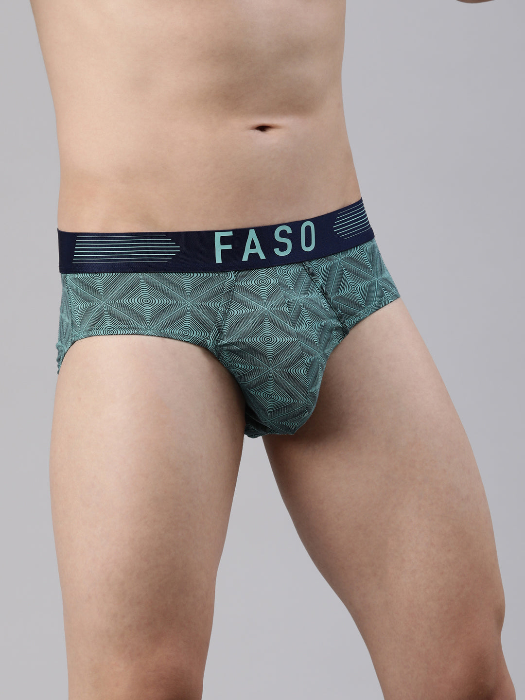 Faso Men's Premium Micro Modal Printed Brief