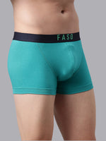 Faso Men's Cotton V-Front Shaped Stretchable Trunk