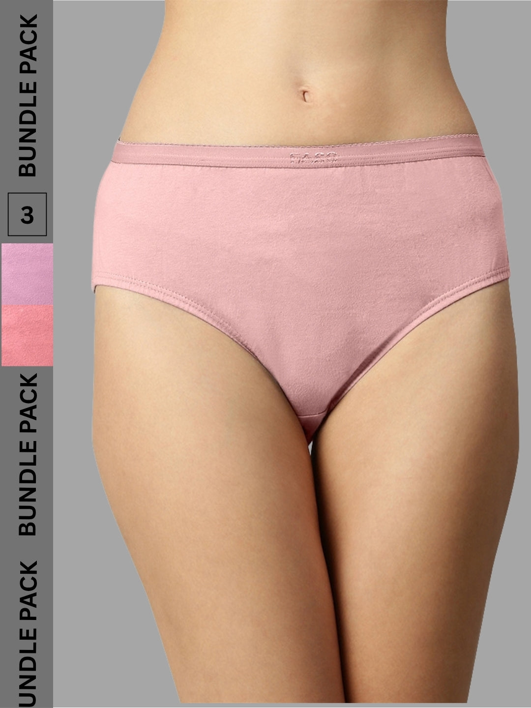 Faso Women's Outer Elastic Hipster (Pack of 3)