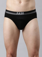 Faso Men's Cotton Outer Elastic Brief(Pack of 2)