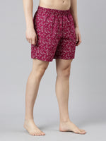 FASO Men’s Cotton Printed Shorts