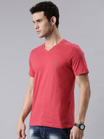 FASO Men’s Soft Cotton V-Neck T-Shirt