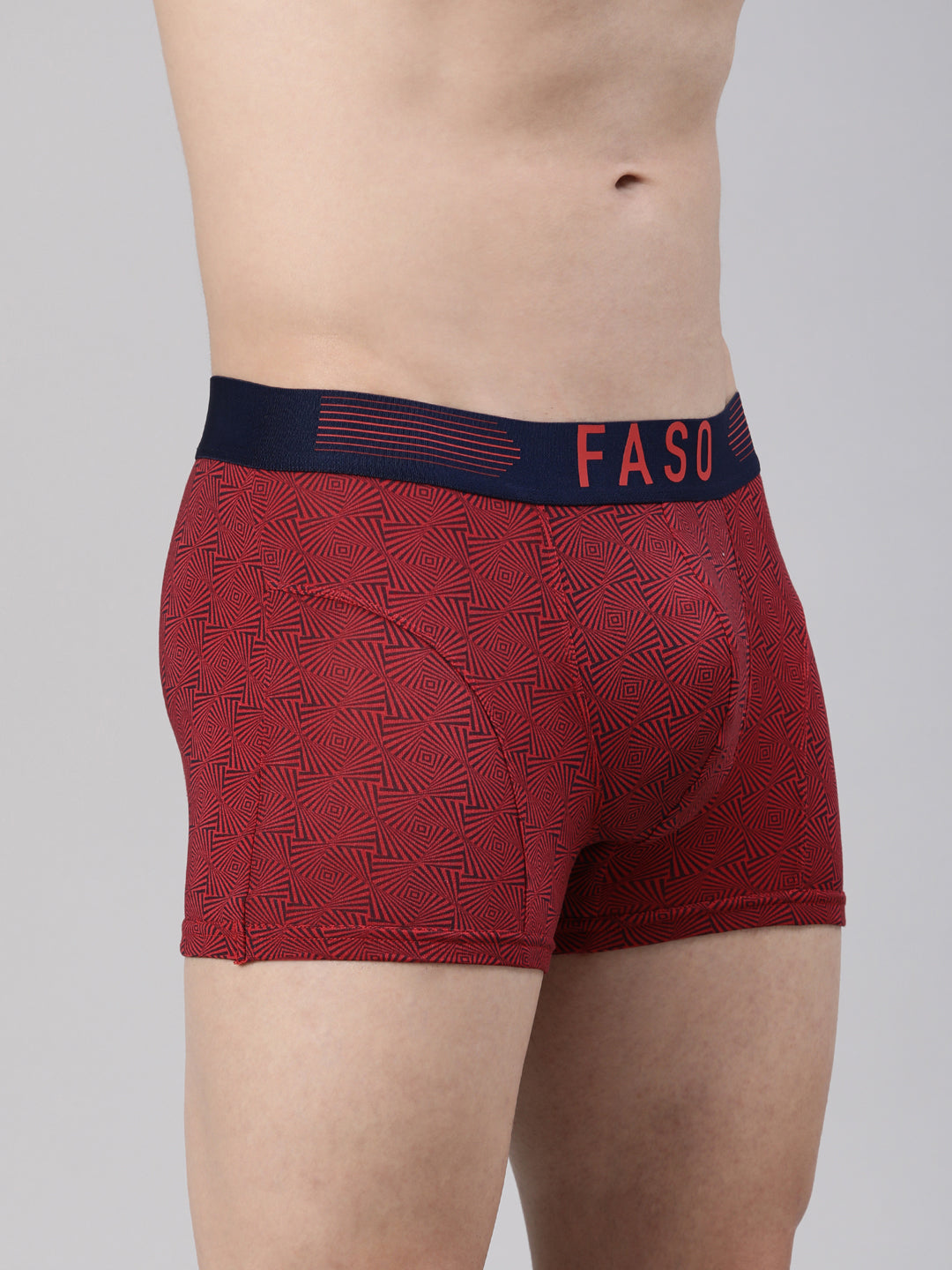 Faso Men's Premium Micro Modal Printed Trunk