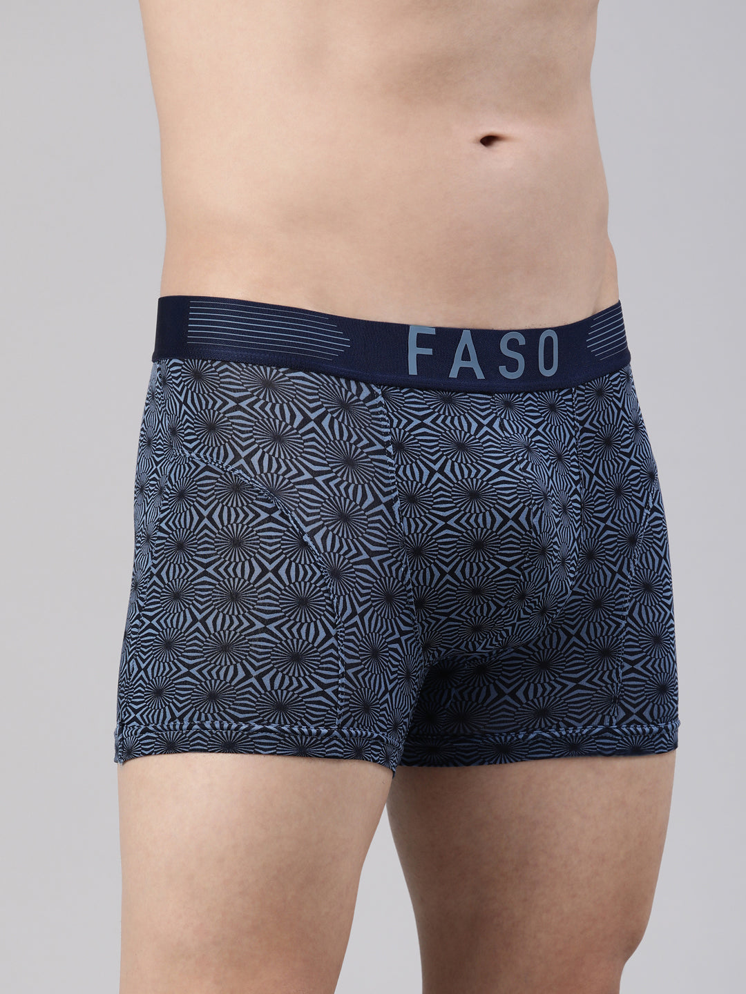 Faso Men's Premium Micro Modal Printed Trunk