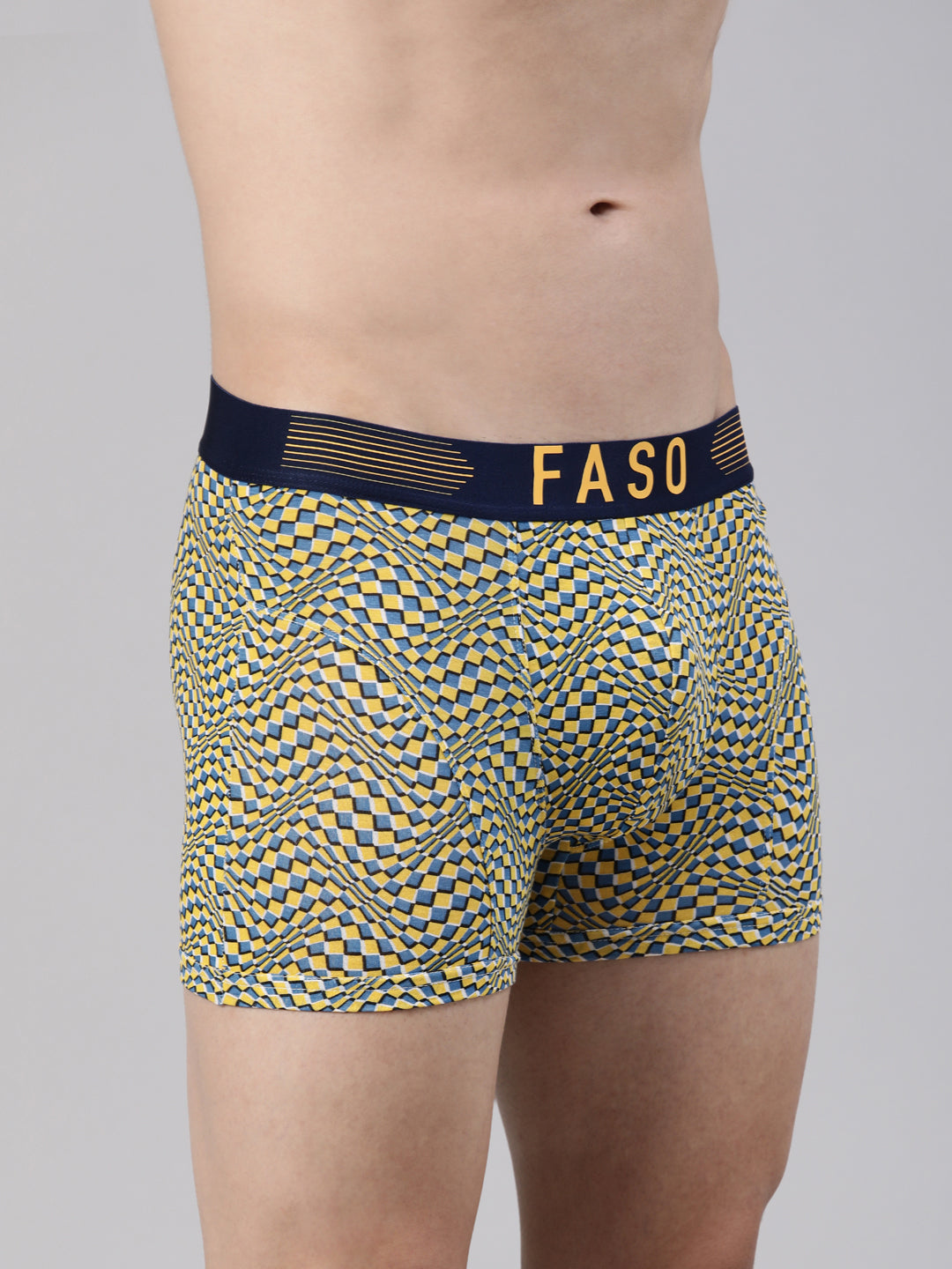 Faso Men's Premium Micro Modal Printed Trunk