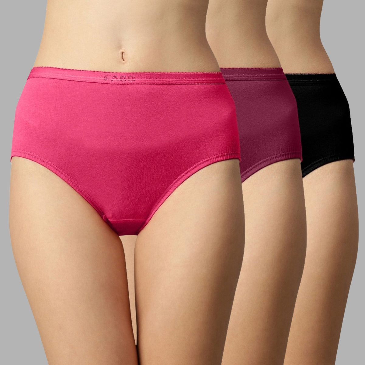Faso Women's Cotton Inner Hipster (Pack of 3)