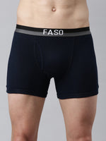Faso Men's Cotton Outer Elastic Trunk (Pack of 2)