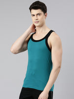 Faso Men's Cotton Racerback Color Vest