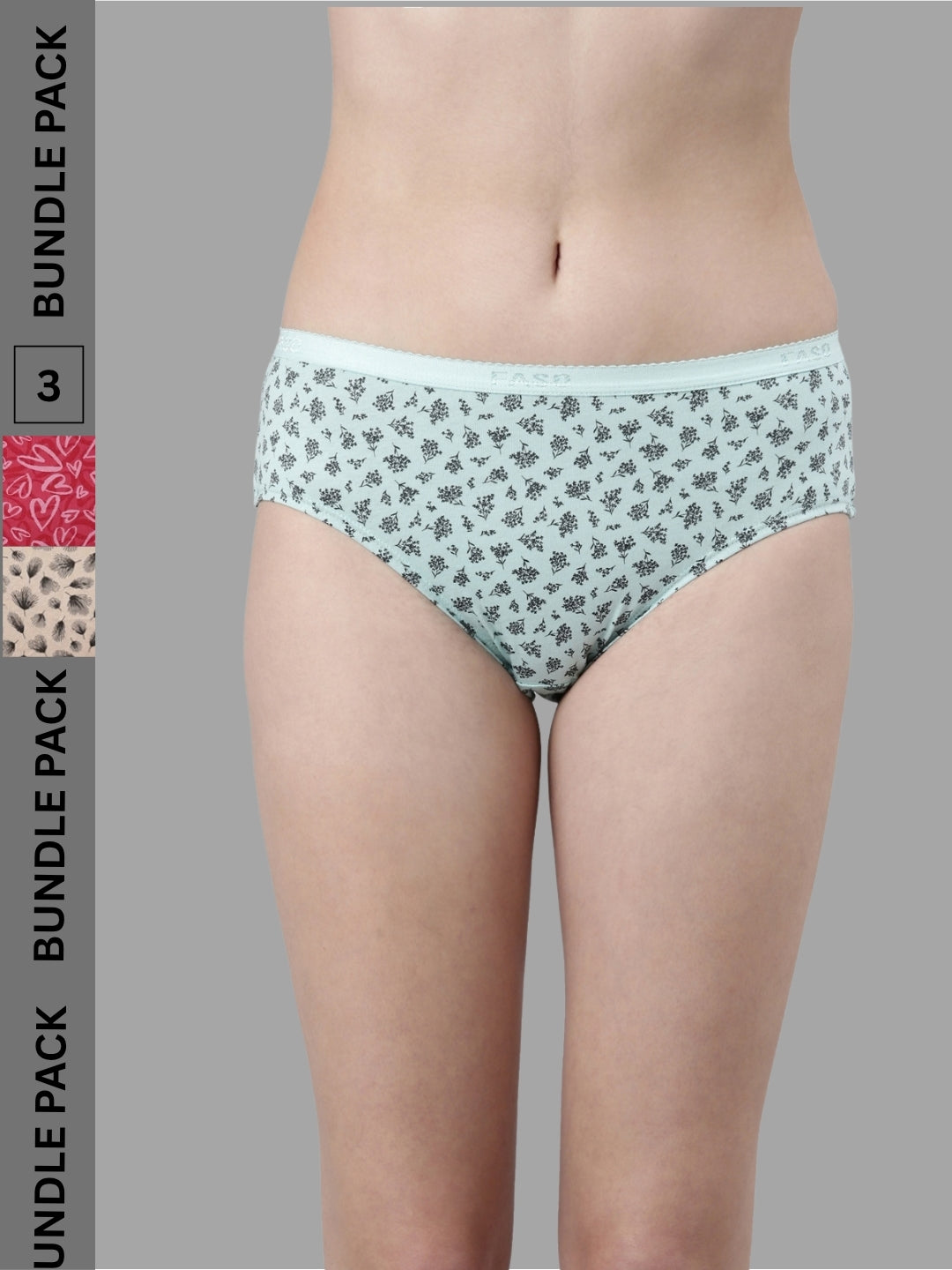 Faso Women's Hipster (Pack of 3)