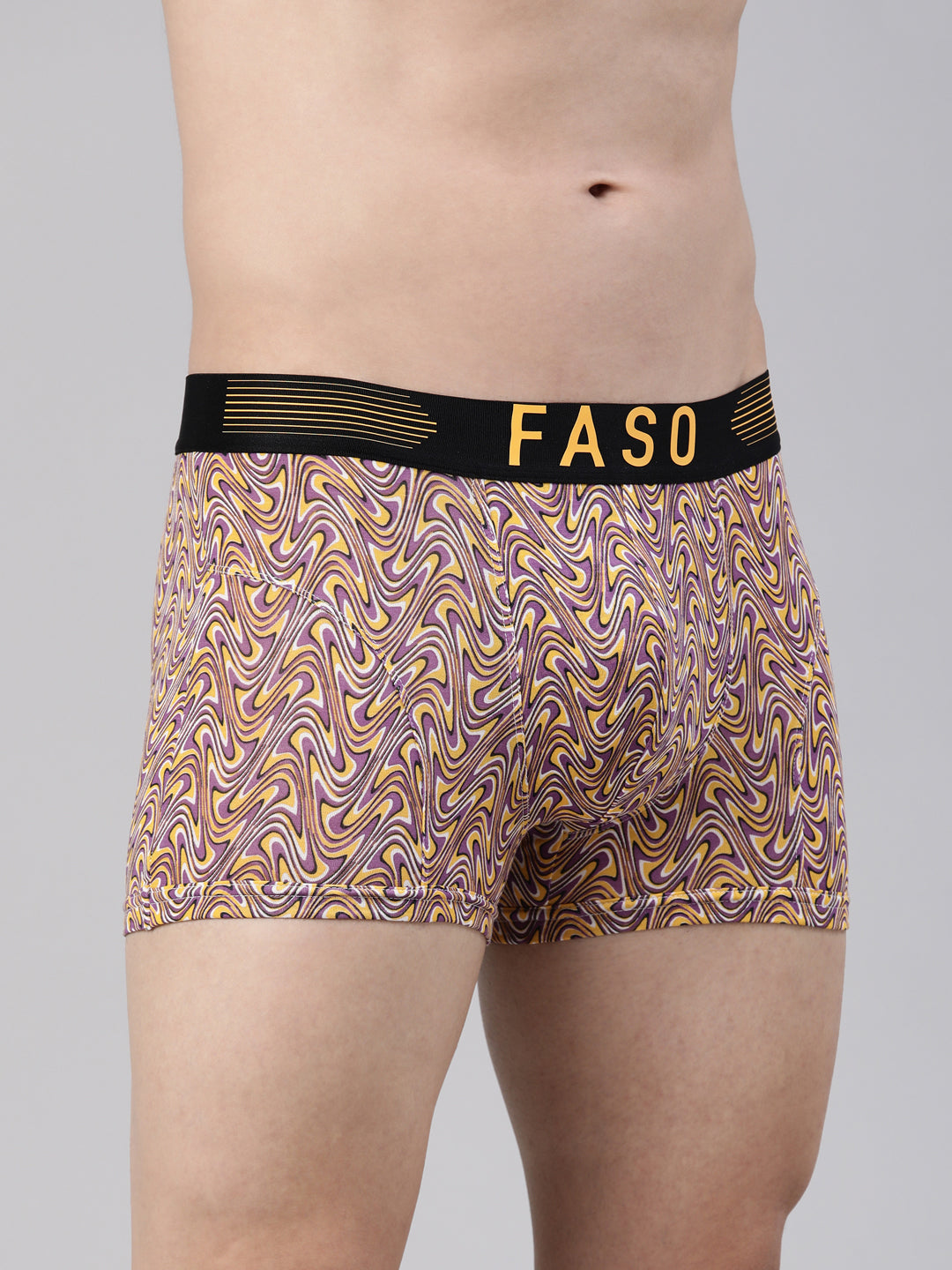 Faso Men's Premium Micro Modal Printed Trunk