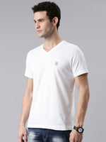 FASO Men’s Soft Cotton V-Neck T-Shirt