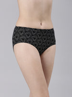 Faso Women's Premium Micro Modal Illusion Printer Hipster