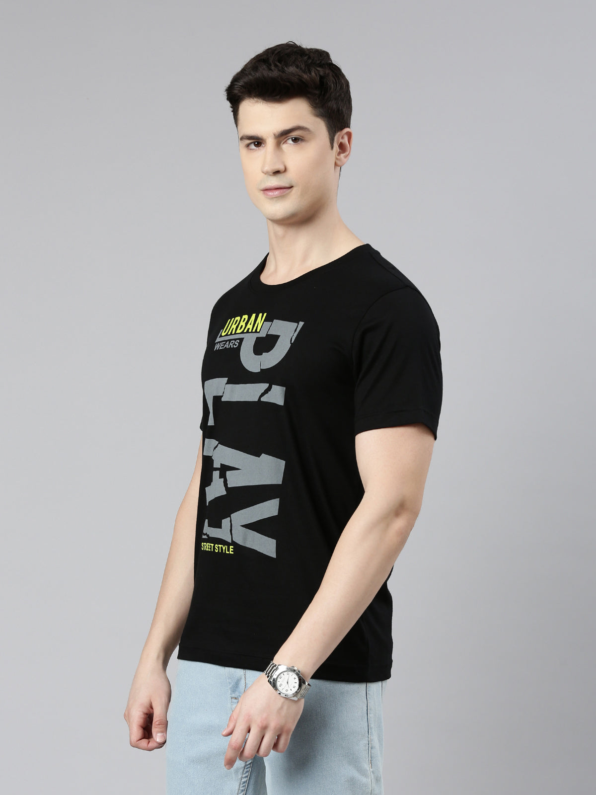 FASO Men’s Premium Cotton Printed T-Shirt