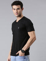 FASO Men’s Soft Cotton V-Neck T-Shirt