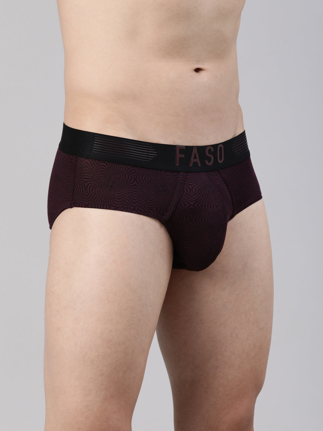 Faso Men's Premium Micro Modal Printed Brief