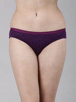 Faso Women's Cotton Outer Elastic Bikini (Pack of 2)